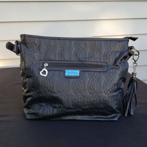 Very Nice Brand New Bella Russo Black Bag Purse - Picture 1 of 14